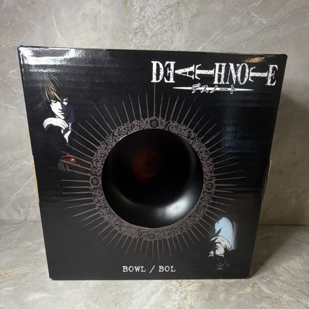 ABYstyle Death Note Bowl Light Yagami & L Black 800ml 20oz Animation Collectible